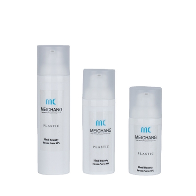 Individuell angepasste Schraubkappe PP Kunststoff-Luftlose Pumpenflasche für Körperwaschen 30ml 50ml 75ml