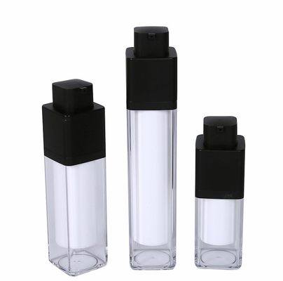 20 ml, 30 ml, 50 ml, luftlose Acryllotionflasche mit luftloser Pumpe und Bildschirmdruck