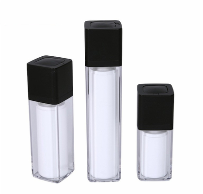 Design Luxus Luftlose Acryl Lotion Flasche mit 20ml 30ml 50ml Kapazität und Pumpe