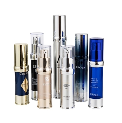 0.25ml Abflussfrequenz Luftlose Pumpenflasche für 15ml 20ml 30ml Luxusserum und Lotion
